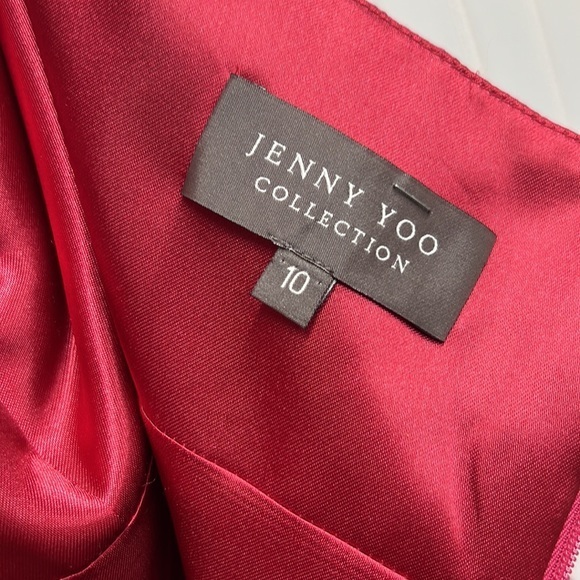Jenny Yoo Collection 100%silk Pink Strapless Dress‎ - Picture 7 of 9